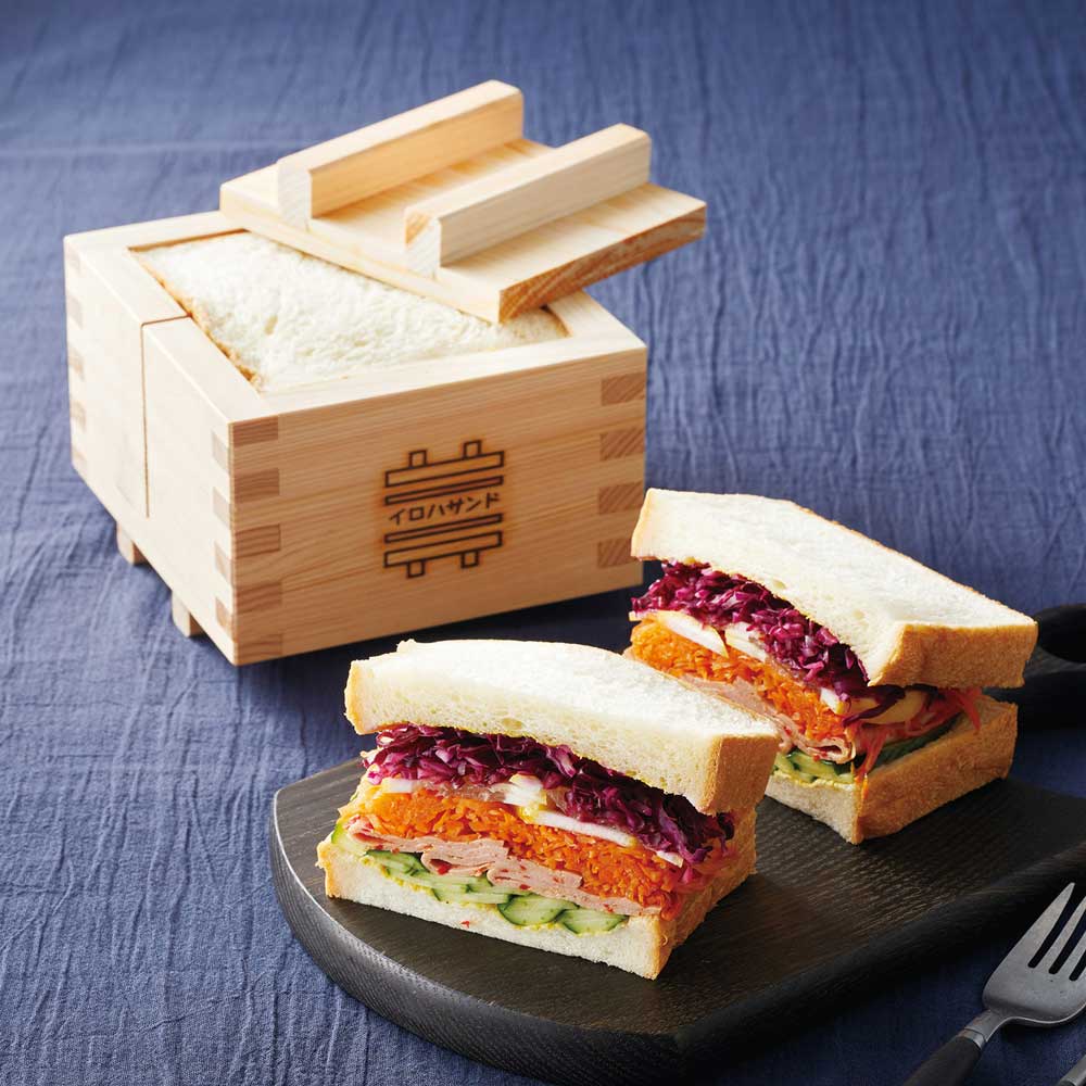 いろはサンド キレイな断面のサンドイッチやおにぎらずが作れます！ 日本製 キッチンツール KR0317 ＼LINE友だち登録でクーポン／