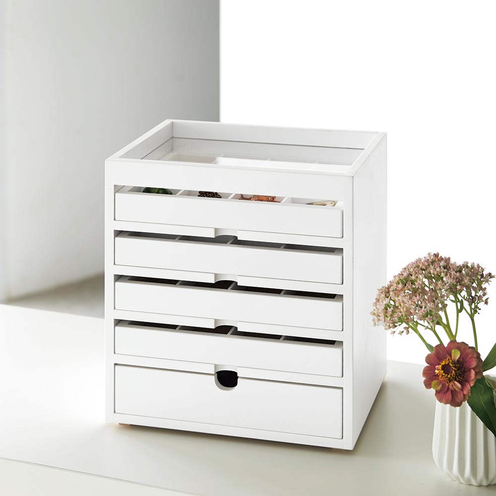 ディスプレイジュエリーボックス 幅24cm アクセサリー収納ケース ジュエリーボックス 小物収納 フリーボックス 582051 ＼LINE友だち登録でクーポン／