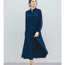 マキシワンピース ロングワンピース ワンピース チュニック ジョーゼット シャツワンピース 355801