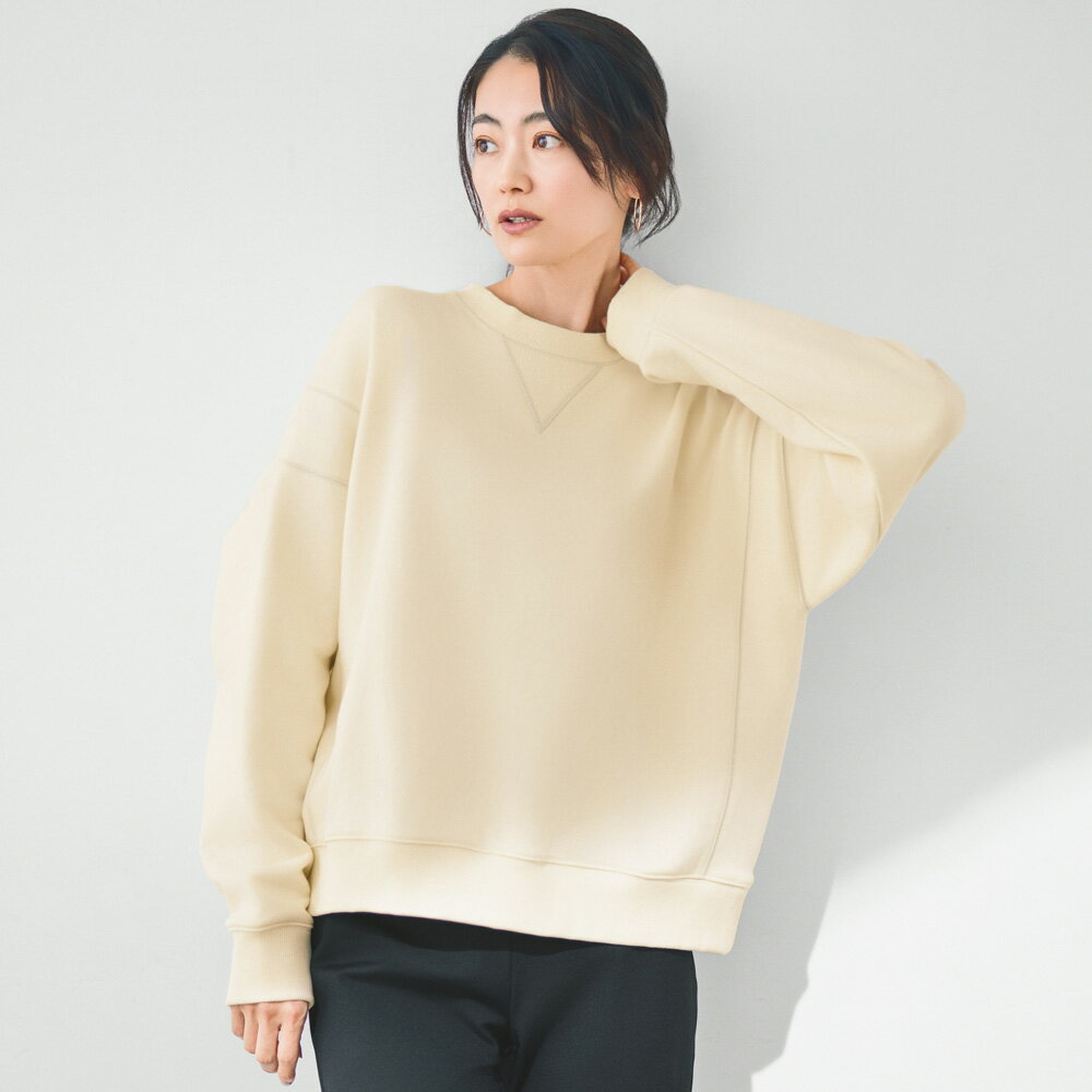 裏起毛 ビッグシルエット スウェット プルオーバー スウェット トレーナー パーカー A32302 ＼LINE友だち登録でクーポン／