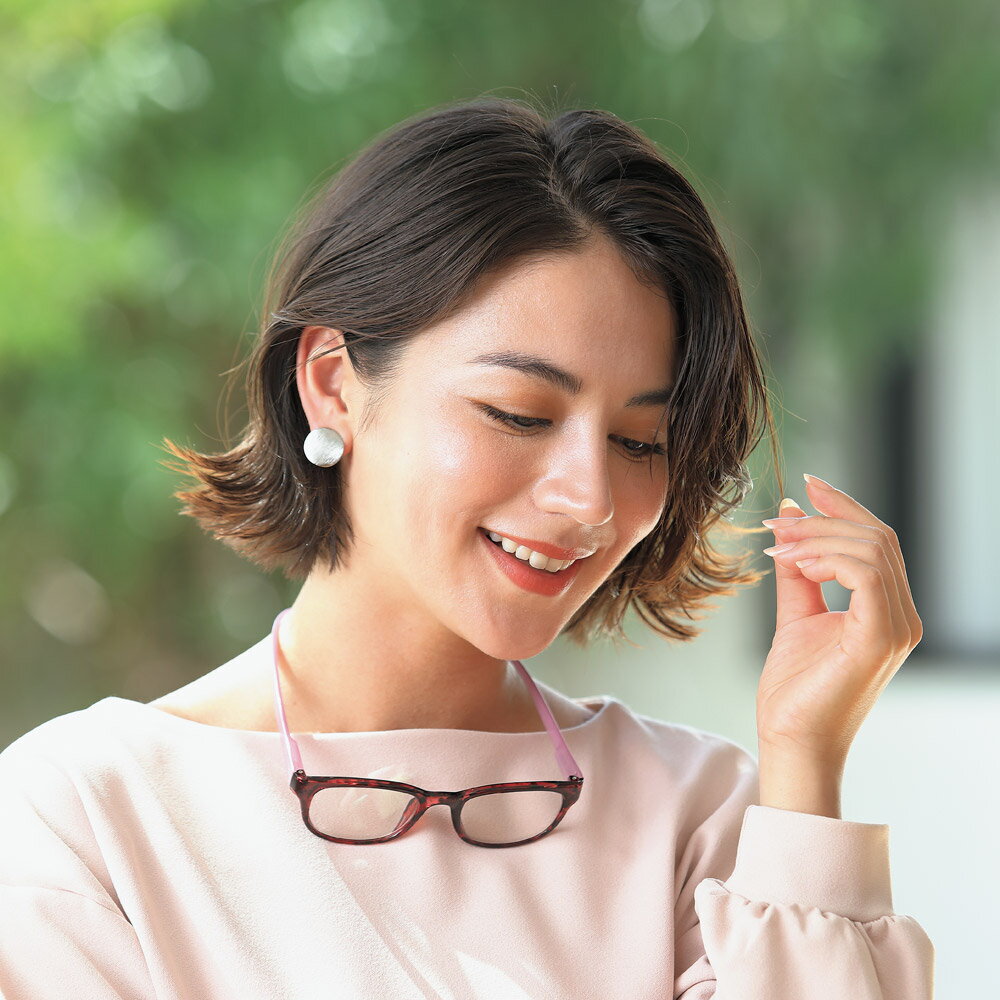 リーディンググラス ネックリーダーズ ウェリントンタイプ 眼鏡 611805