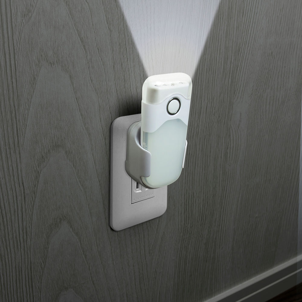 停電で自動点灯 LEDセンサーライト 耐震グッズ 防災用品 防犯用品 KR0801