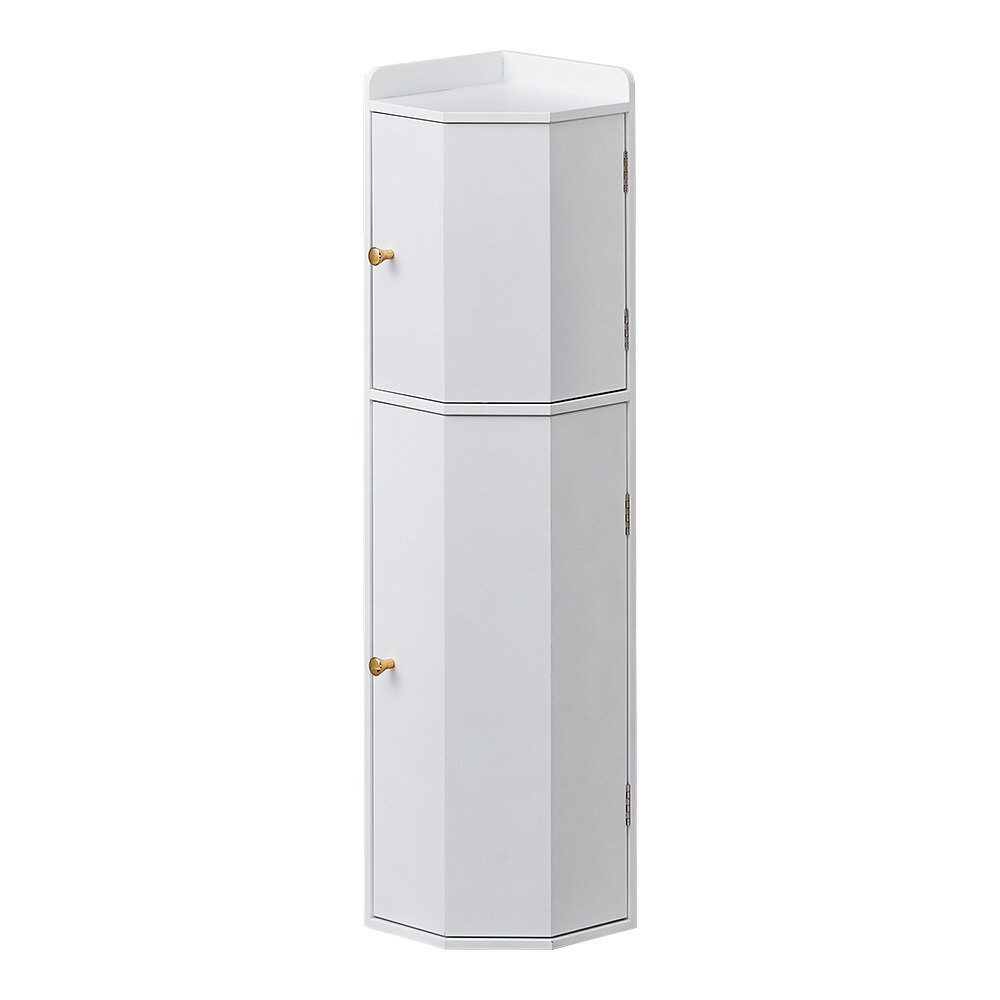 Rakuten - こだわりトイレの木製コーナーラック 上部ゴミ箱付き 高さ75cm トイレ収納 ラック トイレ 洗面所 ランドリー収納 642228 ＼LINE友だち登録でクーポン／