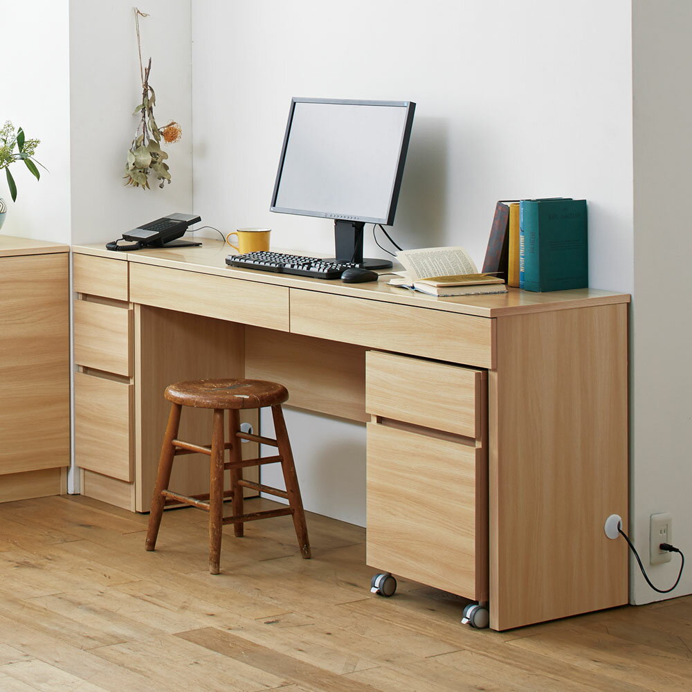 【クーポン最大5千円OFF 11/4 20時から4h限定】 配線すっきり幅オーダーデスク デスク下チェスト 幅40cm 台 ラック ホームオフィス家具 544515