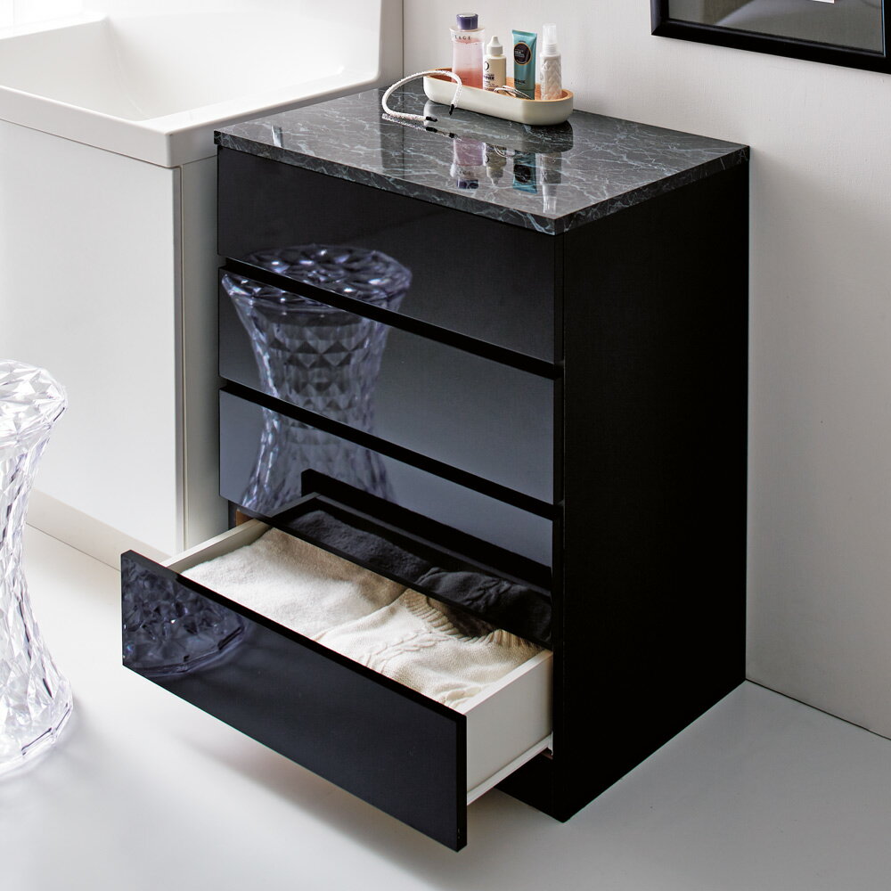 Marblenome/マーブルノーム サニタリーチェスト 幅45奥行45cm 洗面所収納 隙間収納 トイレ 洗面所 ランドリー収納 H92225