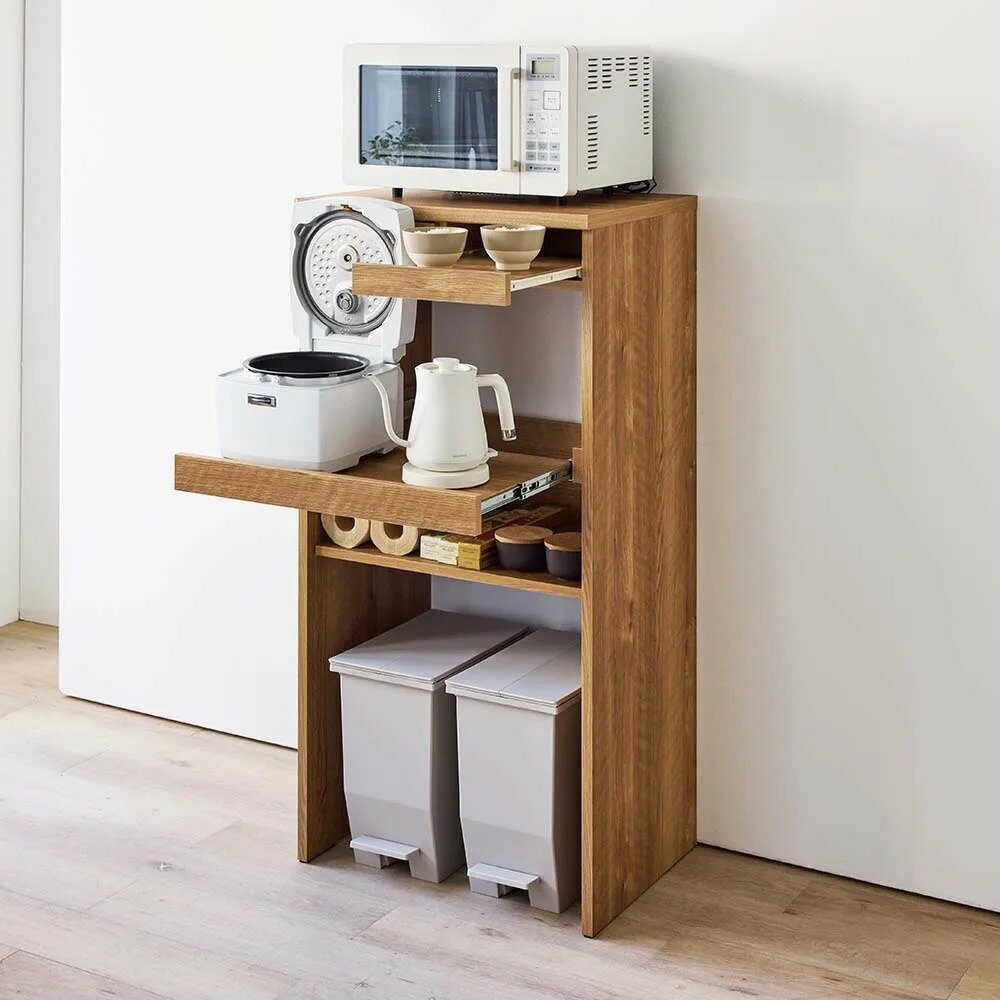 【クーポン10％OFF 12/26 1：59迄】 ご飯が盛りやすい「おコメ本位」シリーズ 家電収納 幅60cm キッチ..