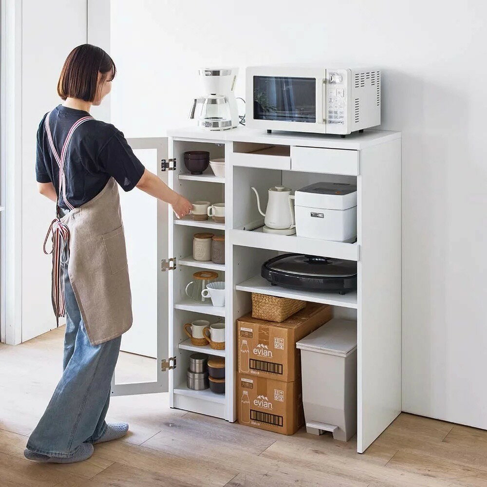 【クーポン10％OFF 12/26 1：59迄】 ご飯が盛りやすい「おコメ本位」シリーズ 食器収納 幅30cm キッチ..