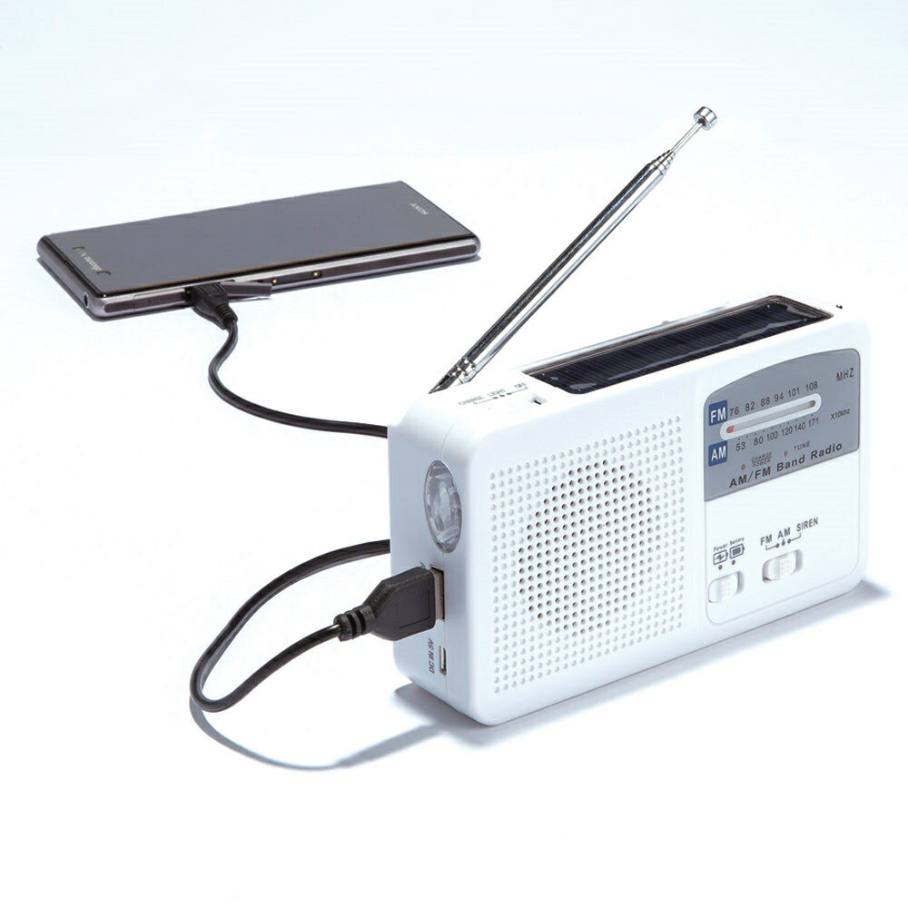 6WAY携帯充電ラジオ AV機器 季節家電 生活家電 968012 ＼LINE友だち登録でクーポン／