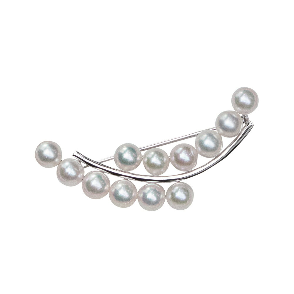 エリタージュ SV アコヤパール ラインブローチ 真珠 パール ジュエリー アクセサリー J08802 ＼LINE友だち登録でクーポン／