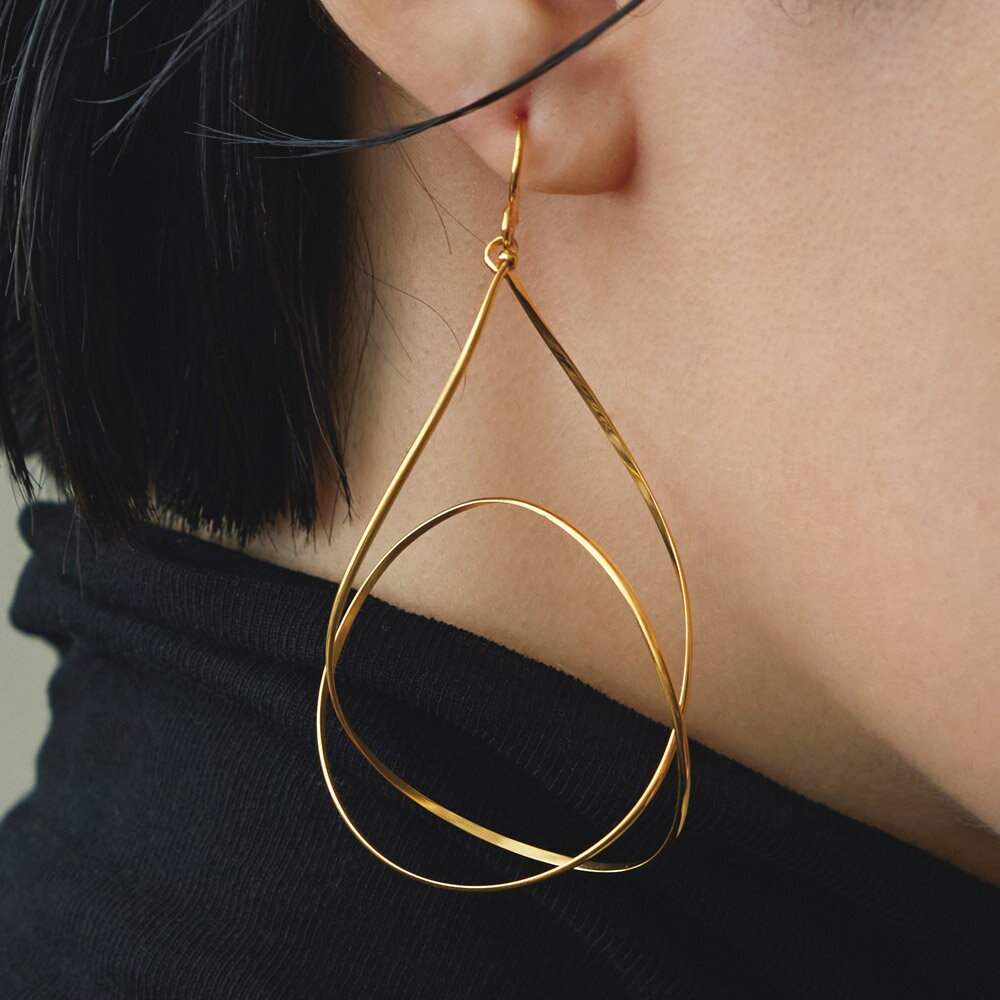 SV ひねりアートピアス シルバー製 ジュエリー アクセサリー J09501 ＼LINE友だち登録でクーポン／