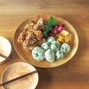 【クーポン10%OFF 7/10から26h限定】 平皿 長皿 ワンプレート 食器 カトラリー グラス 油じみがしにくい 秋田杉の大皿 直径39cm 553702
