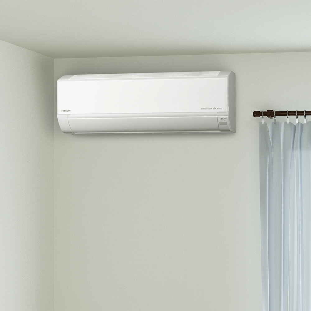 ≪14畳用≫2025年製 日立エアコン白くまくん 下取りあり（標準工事費込・5年長期保証付） 冷房器具 扇風機 サーキュレーター 季節家電 生活家電 KR1159 ＼LINE友だち登録でクーポン／