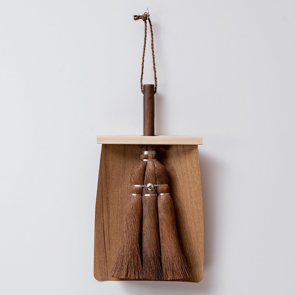 ほうき ちりとり モップ 掃除用品 ゴミ箱 高田耕造商店　天然木 ちりとり　小 WW1889