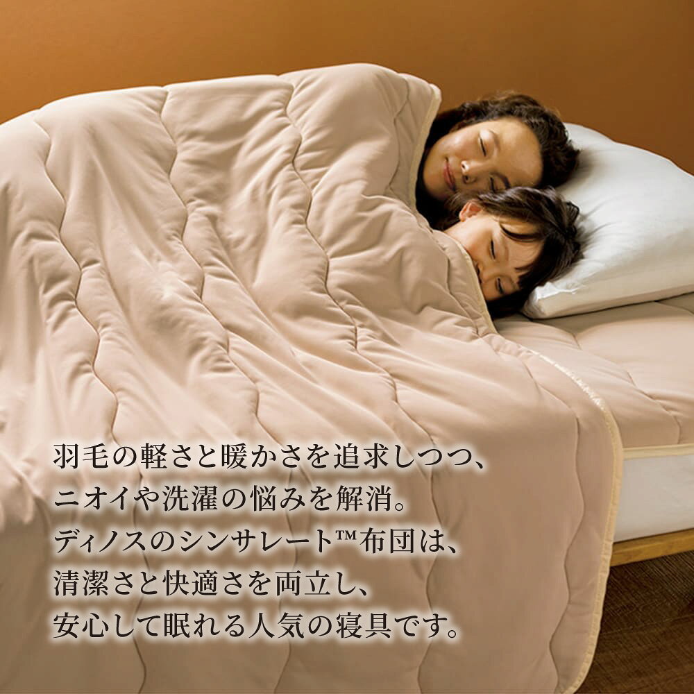 ≪シングルロング≫薄くて・軽くて・暖かい！ シンサレートTMを使用した布団シリーズ ケット 695801 おしゃれ ＼LINE友だち登録でクーポン／ dinos-11057421 ディノス楽天市場店 サンプル画像3