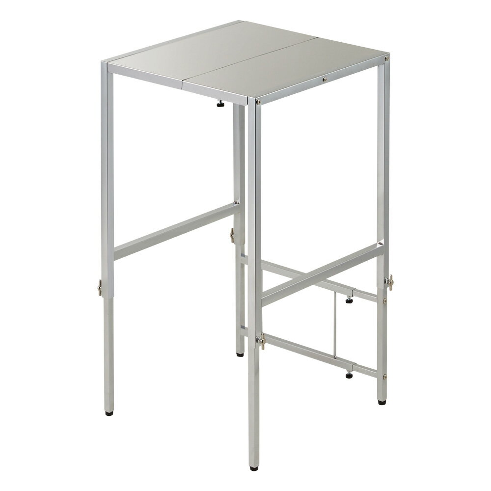 【クーポン最大5千円OFF 2/19 20時から4h限定】 幅と高さが伸縮できるステンレス作業台 幅30-45cm 奥行..