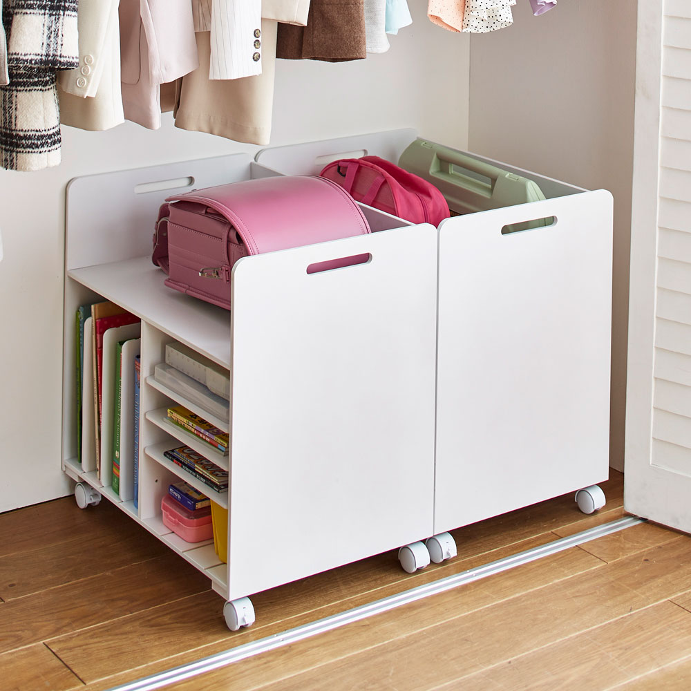 【クーポン最大5千円OFF 2/19 20時から4h限定】 【楽天1位】 ［国産］クローゼットで使えるランドセルラック 仕切りありタイプ ランドセルラック 子供部屋 キッズ収納 家具 627304 ＼LINE友だち登録でクーポン／