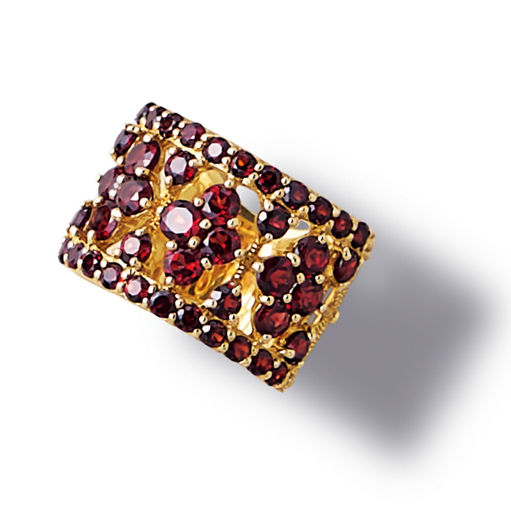 ROKUZAN/碌山 SV ガーネット ボリュームリング シルバー製 ジュエリー アクセサリー 126209 ＼LINE友だち登録でクーポン／