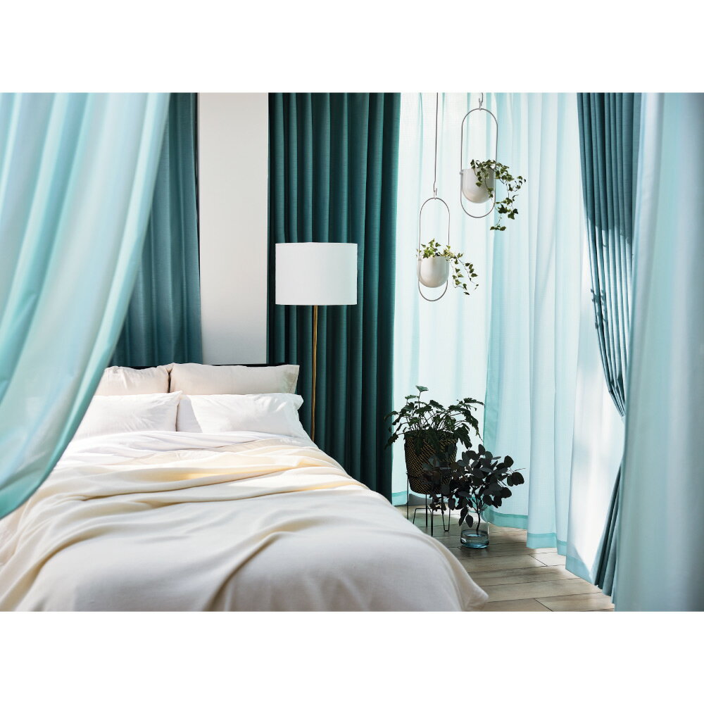 ≪幅100cm×丈185cm（2枚組）≫ シャンタン生地の遮光・遮熱・遮音カーテン 断熱カーテン 遮熱カーテン カーテン 563456