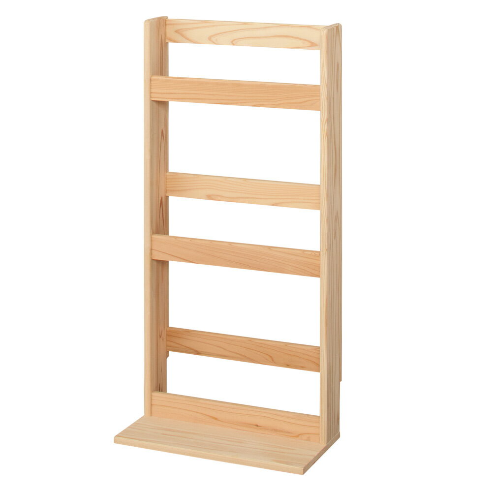 【最大5千円OFFクーポン 2/4 20時から4h限定】 ≪幅78.5cm≫ 国産杉の収納ラックシリーズ 絵本収納ラック 絵本ラック 絵本棚 キッズ ベビー 627309 ＼LINE友だち登録でクーポン／