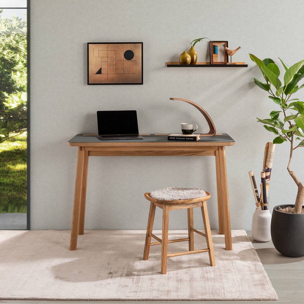 パソコン PC ワーク 袖机 机 Woodman リノリウムトップデスク H71608