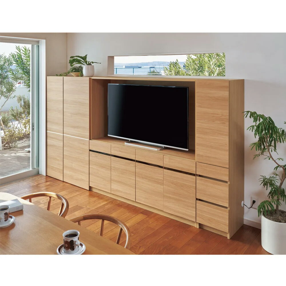 Rakuten - 壁面収納テレビ台 幅160 ハイタイプ 【高窓下壁面テレビ台シリーズ】 壁面収納テレビ台 テレビ台 テレビボード 643005 ＼LINE友だち登録でクーポン／