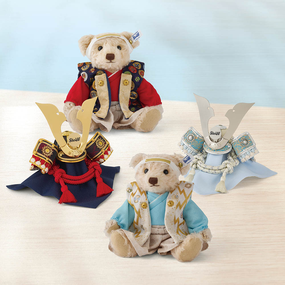 〈シュタイフ〉テディべア サムライ 五月人形 年中行事用品 季節商品 LX5049 ＼LINE友だち登録でクーポ..