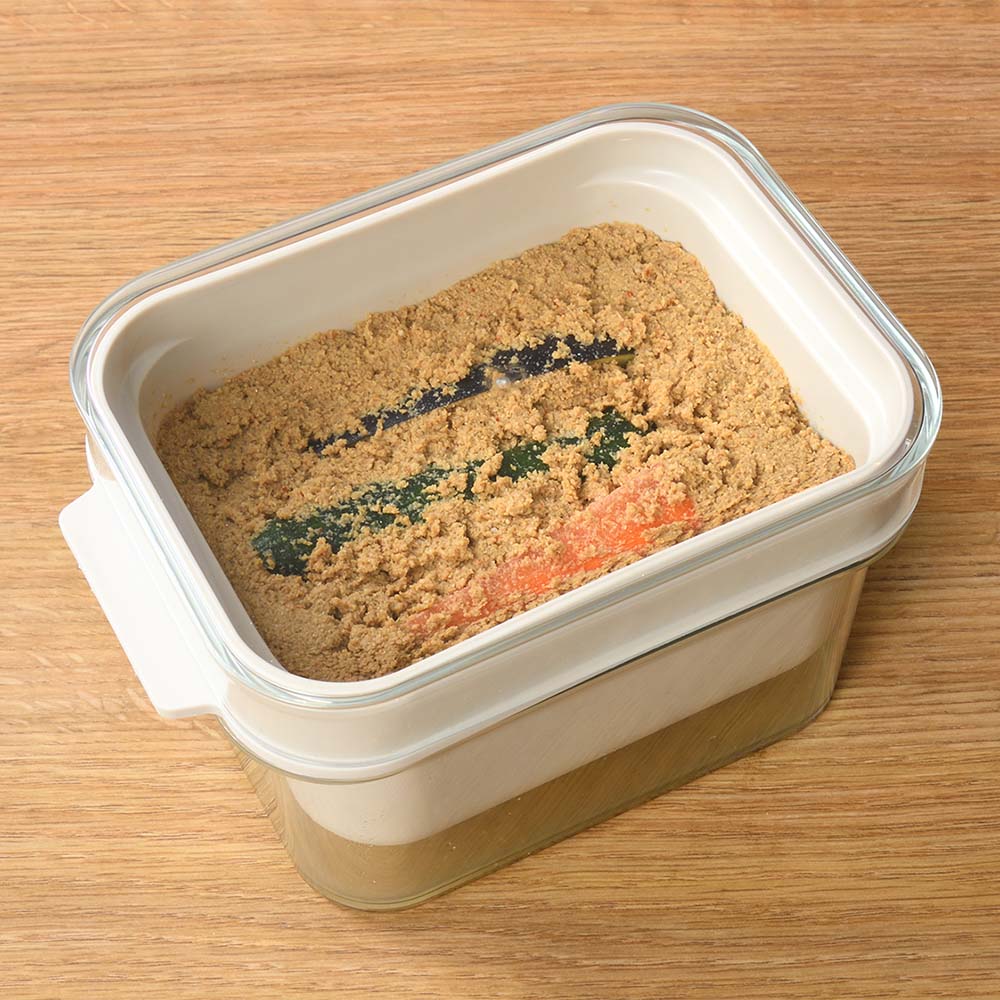 Leye ぬかどこボックス ミニ キャニスター 食品保存容器 保存容器 オイル KR1282 ＼LI ...