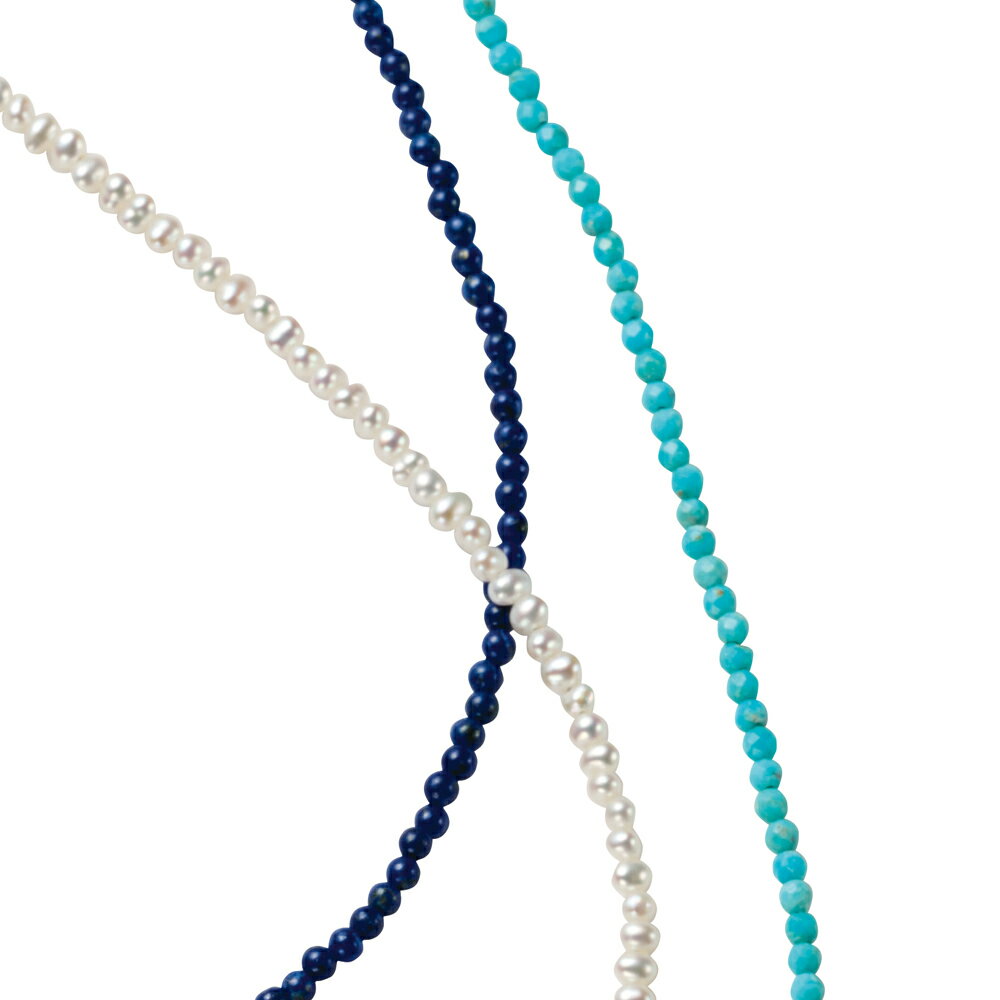 ROKUZAN/碌山 カラーストーン・パール ネックレス ターコイズ ジュエリー アクセサリー J08305 ＼LINE友だち登録でクーポン／