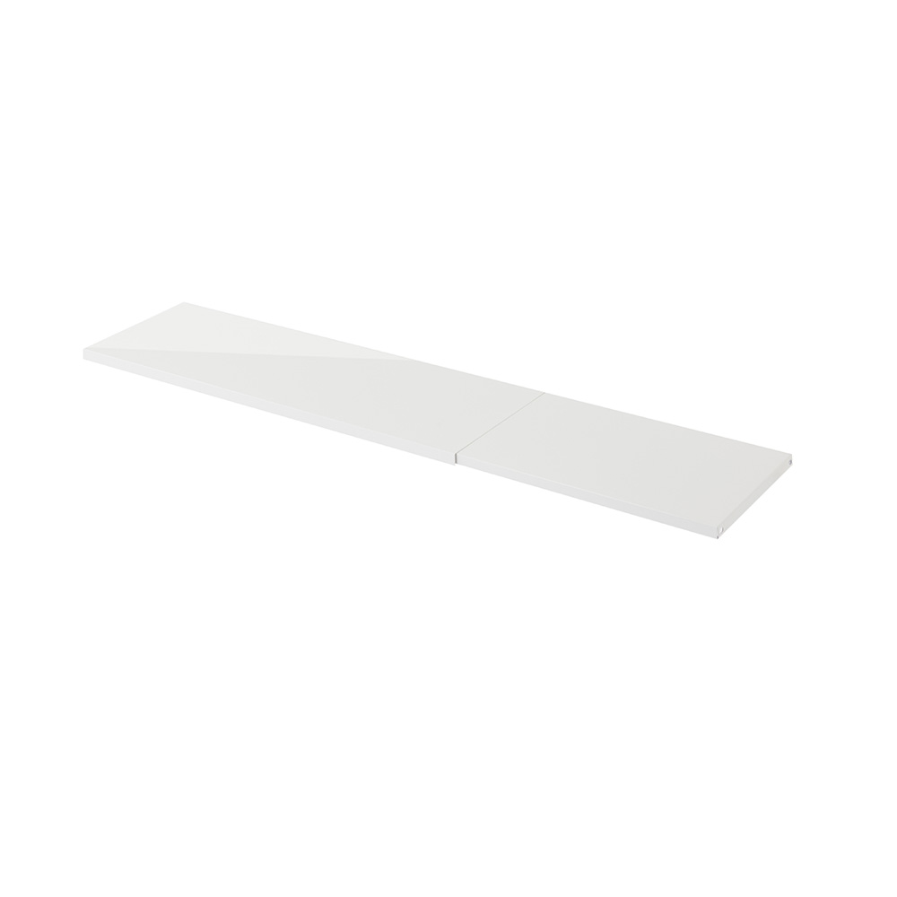 Rakuten - スペース有効活用 伸縮突っ張りラック専用 追加伸縮棚 幅107.5cm-156cm奥行26cm高さ2.5cm 突っ張り収納 ラック 本棚 シェルフ 588124 ＼LINE友だち登録でクーポン／