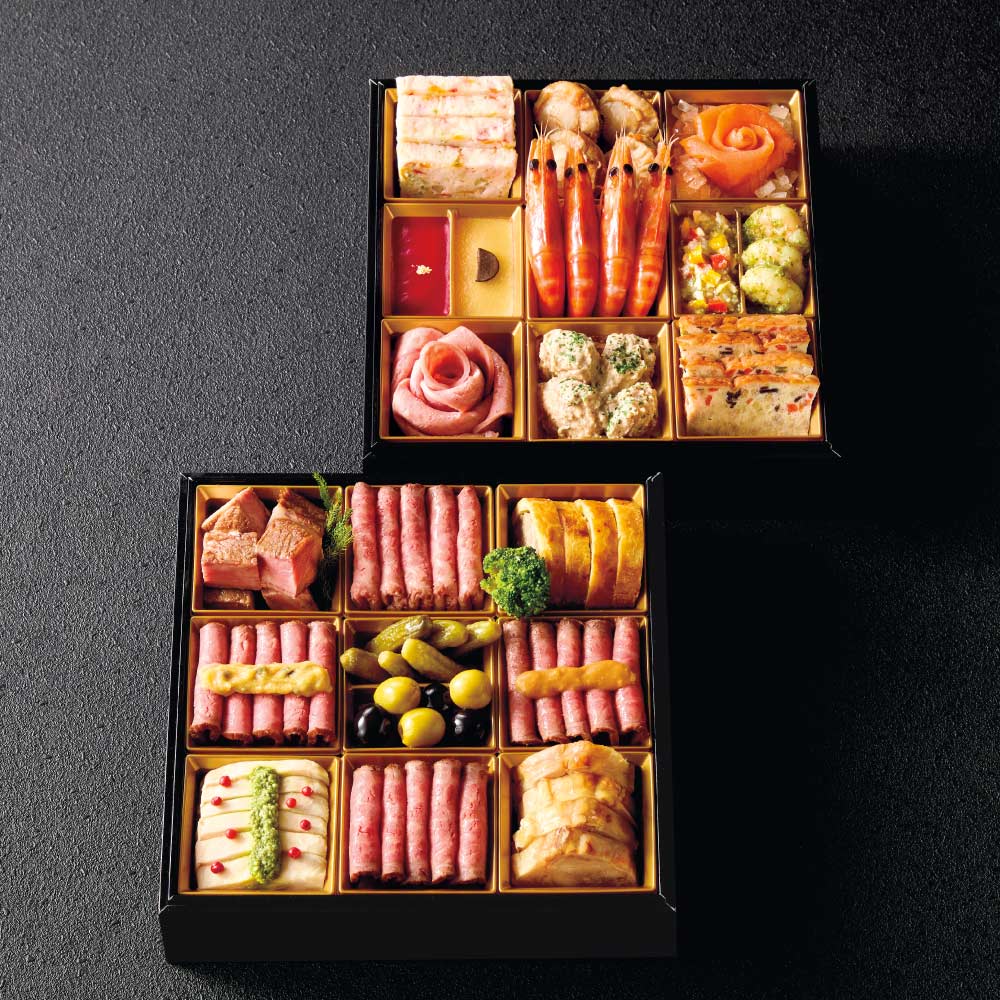 「ローストビーフの店 鎌倉山」 特製洋風おせちオードブル二段重【約3-4人前】（監修） お惣菜 FK8708