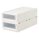 収納ボックス 小物収納 フリーボックス フィッツユニット(Fits unit)収納ケース2個組 【奥行74cmタイプ】幅39・高さ18cm 532210