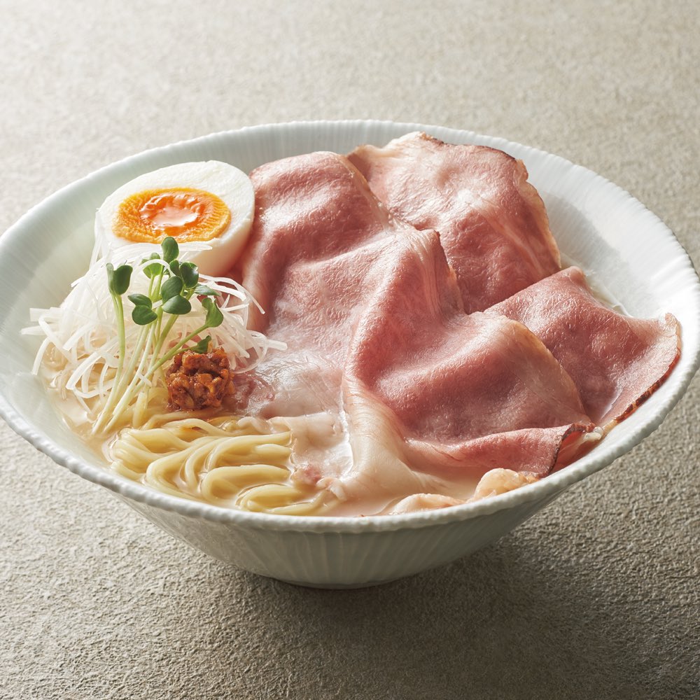 LINE友だち登録やレビューでクーポン有 お米 パン 麺類 赤坂 磨匠 ながやま 牛骨スープ冷やし麺 4食セット FF9145