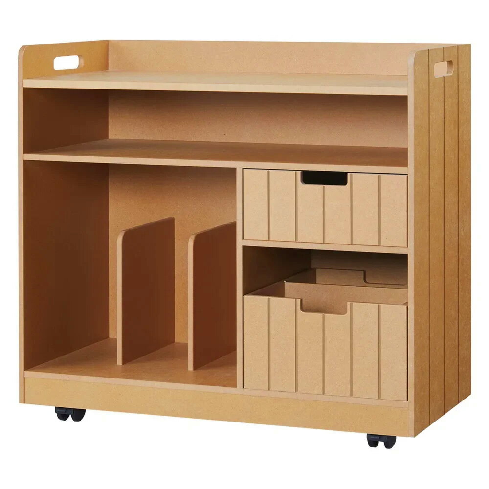 隠せるリビング整理ワゴン 収納タ�