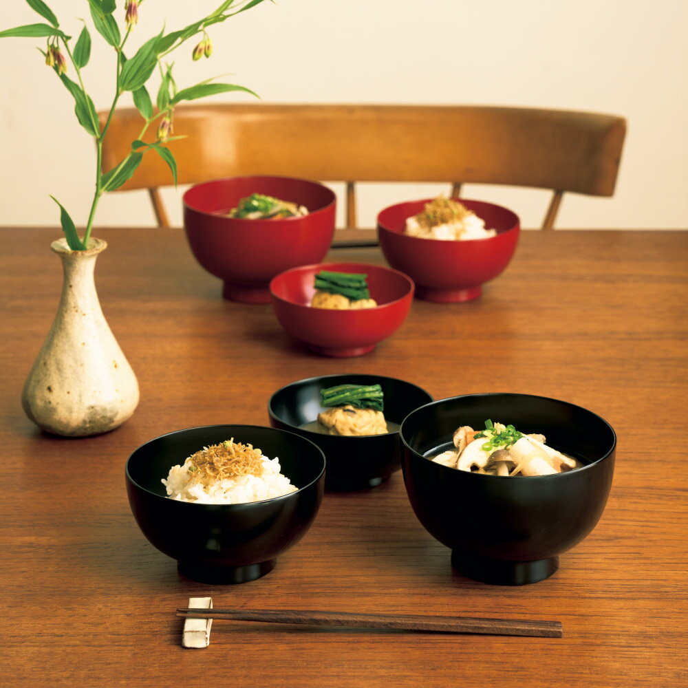樂天商城 - 【クーポン配布 お買い物マラソン中】 越前漆器 食器洗浄機対応三つ組椀 食器 662603 ＼LINE友だち登録でクーポン／