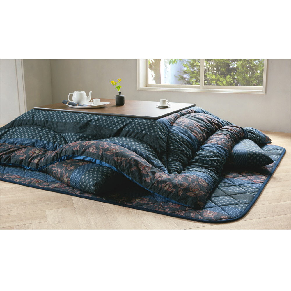 【クーポン最大5千円OFF 1/13迄】 ≪【長方形】205×245cm≫ 日本製『万葉』ふっくらこたつ掛け布団 こたつ布団 こたつ 611208