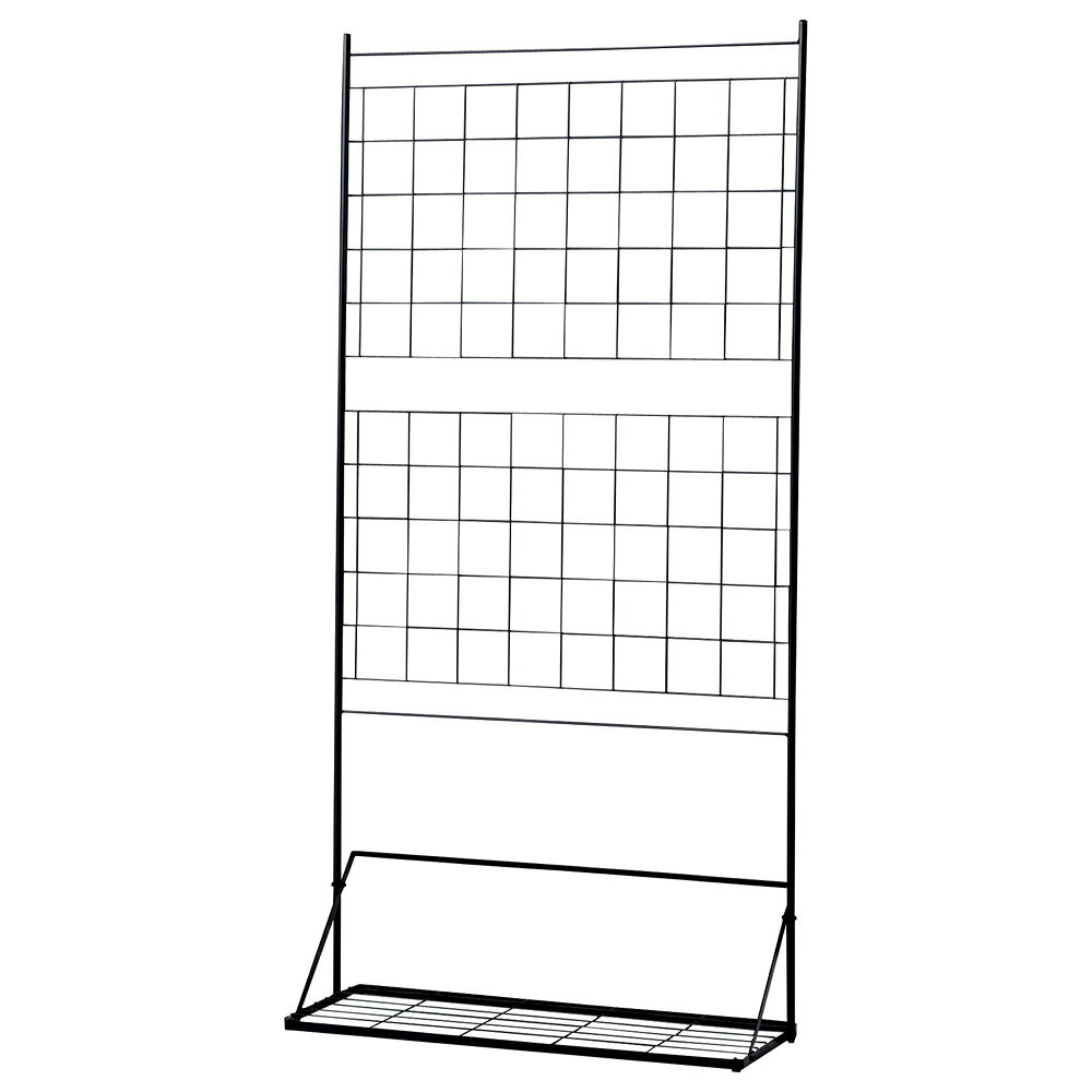 【クーポン10％OFF 8/5迄】 プランター台付きワイドトレリス〈グレー〉 高さ179cm ...
