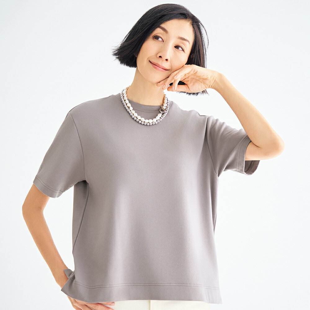 みん様　トップス　グレー 楽天市場】spinns（カラーグレー）（Tシャツ・カットソー｜トップス
