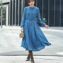 【クーポン10%OFF 7/4 20時から4h限定】 マキシワンピース ロングワンピース ワンピース チュニック LIBERTY PRINT/リバティプリント ジョーゼット フレアワンピース 326302