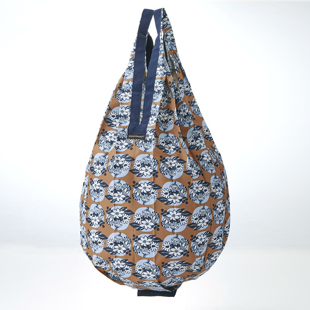 Shupatto/シュパット エコバッグ（コンパクトDrop）ムーミン・リトルミイお得なMサイズ2個セット 日用品 便利グッズ 生活雑貨 KR0068