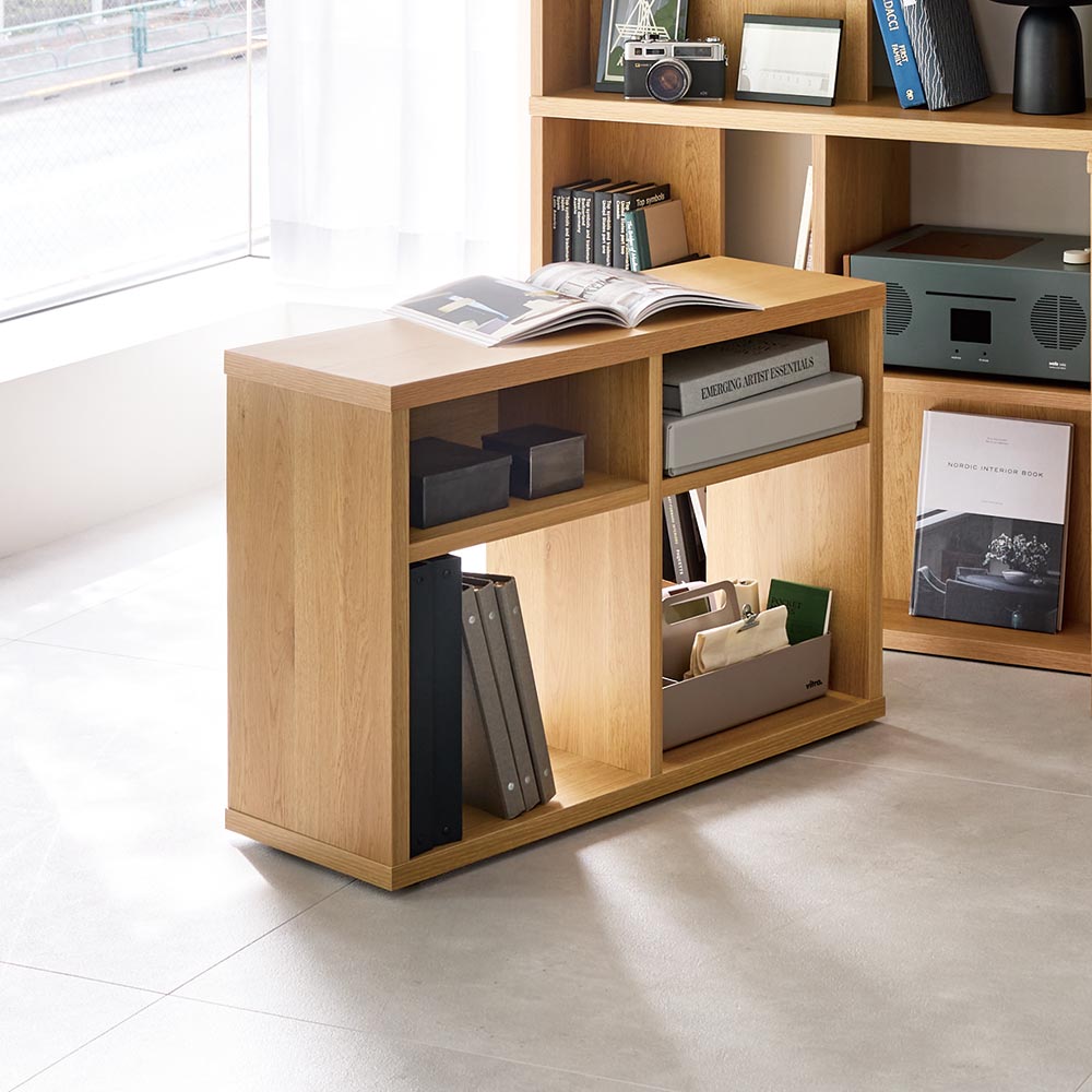 Gibkiy/ジブキイ デスクシリーズ オープンワゴン サイド 脇机 机 H83970