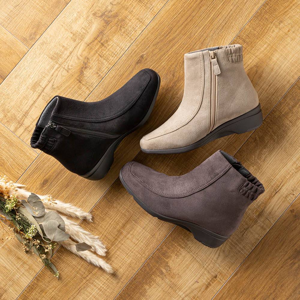 クロールバリエ ステッチショートブーツ スニーカー コンフォートシューズ 611802