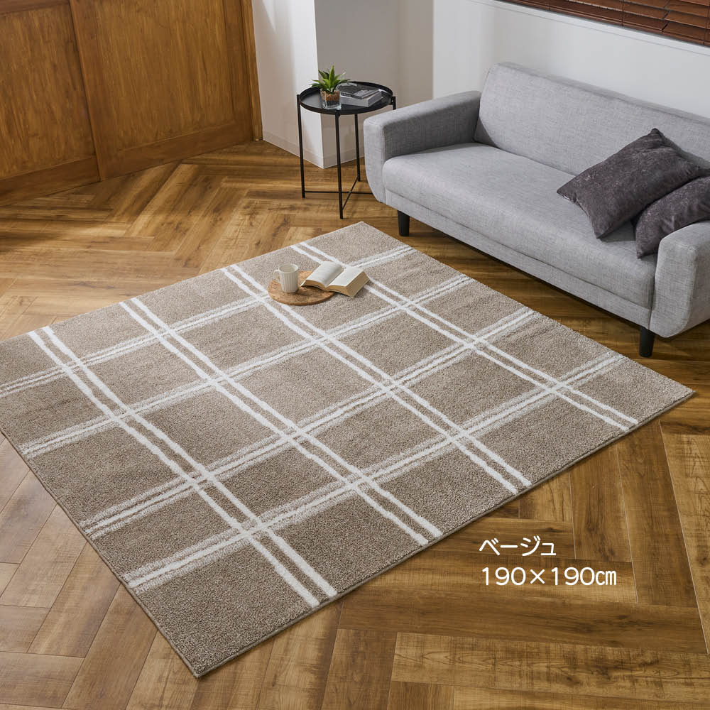【クーポン10月10日迄】 ≪約130×190cm≫ ファブリーズリビングラグ ラグ 絨毯 カーペット マット 654704 おしゃれ ＼LINE友だち登録でクーポン／ dinos-11342895 ディノス楽天市場店 サンプル画像2