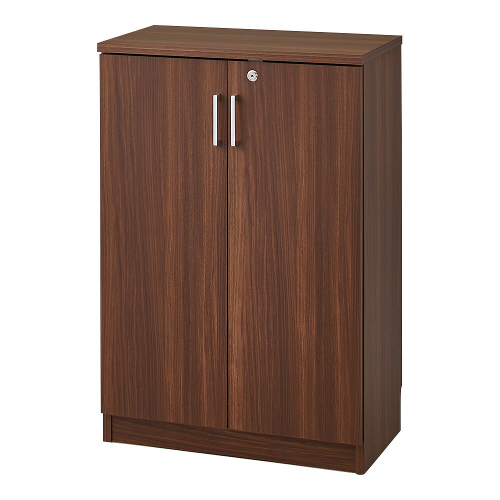 Rakuten - 鍵付き本棚ロータイプ 幅60奥行35高さ87cm 本棚 ブックシェルフ 書棚 ラック シェルフ 643944 ＼LINE友だち登録でクーポン／