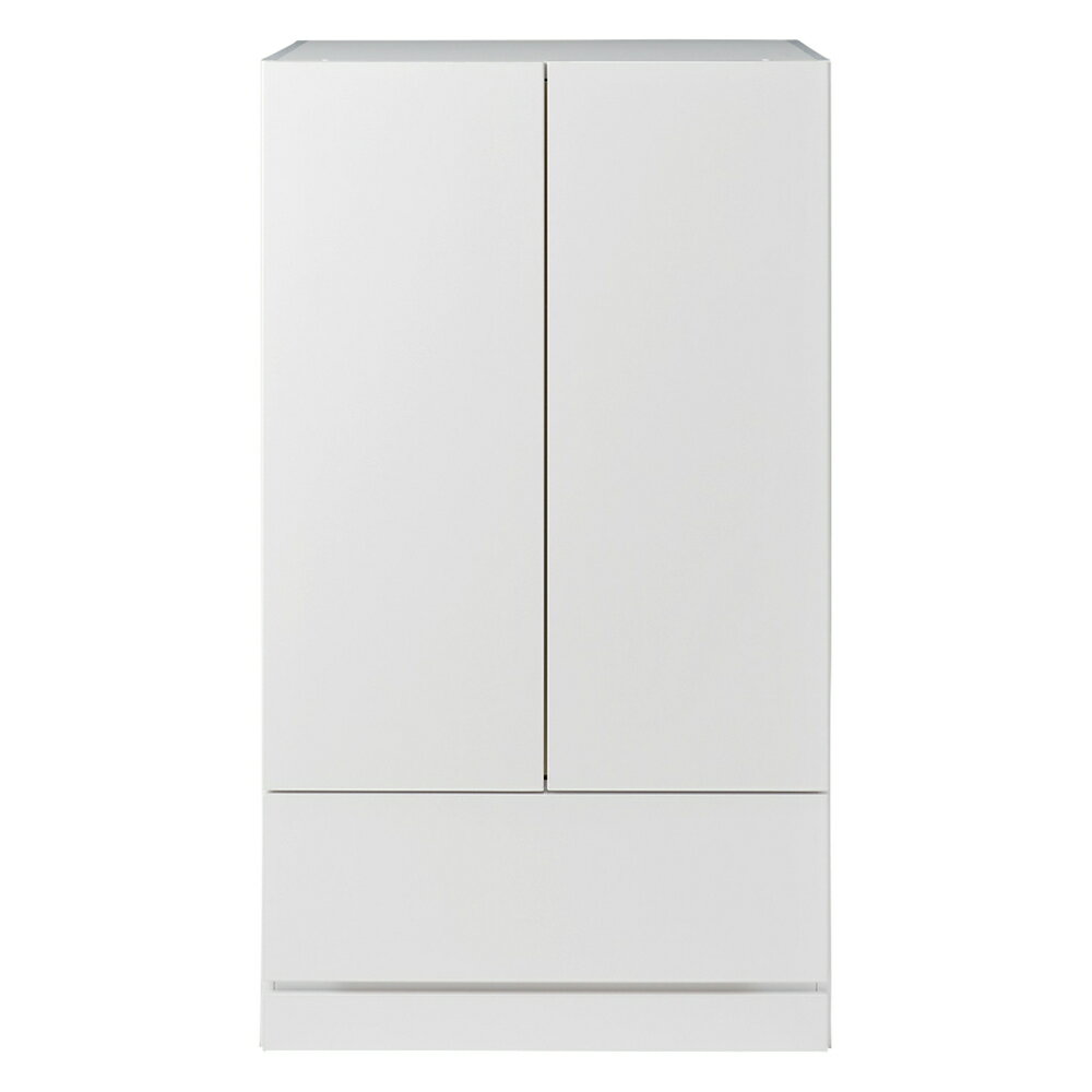 【クーポン10％OFF 6/7迄】 お部屋の天井構造を考慮した壁面ワードローブ ハンガー＆引き出し 幅80高さ140cm（低い梁下に） ワードローブ クローゼット 衣類収納 644208 ＼LINE友だち登録でクーポン／