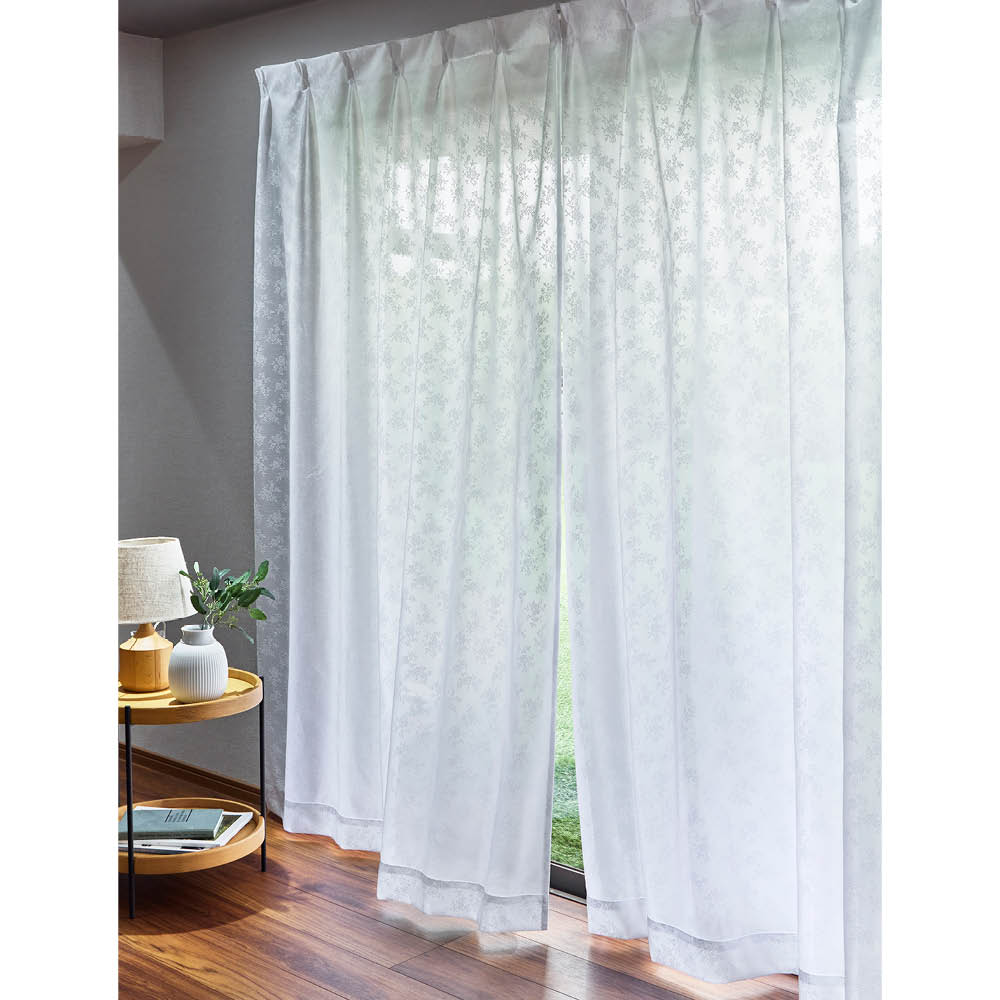 Rakuten - ≪幅100×丈108cm（2枚組）≫ 光を取り込むレースカーテン 防炎カーテン カーテン 584290 ＼LINE友だち登録でクーポン／