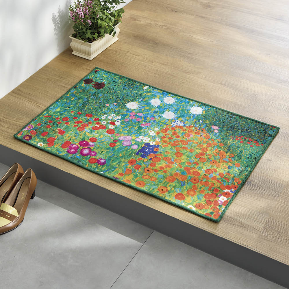 樂天商城 - 【クーポン10％OFF 5/16迄】 ≪約50×80cm≫ 世界の名画モチーフプリントマット 玄関マット カーペット ラグ マット 626051 ＼LINE友だち登録でクーポン／