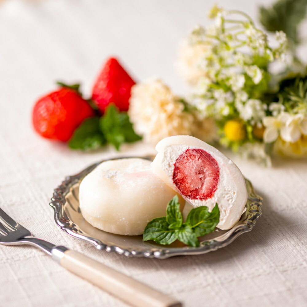 【母の日ギフト】「ホシフルーツ」 あまおうのクリームいちご大福 fuwaru 6個 ※メッセージカード付 和菓子 和スイーツ スイーツ お菓子 NH1752 ＼LINE友だち登録でクーポン／