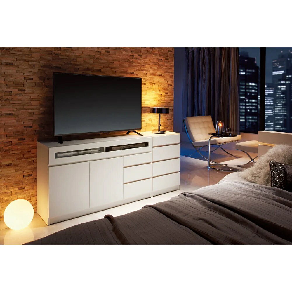 【完成品・国産家具】ベッドルームでコンパクト設置シアターシリーズ チェスト 幅45cm高さ70cm リビング リビング収納 628366 ＼LINE友だち登録でクーポン／