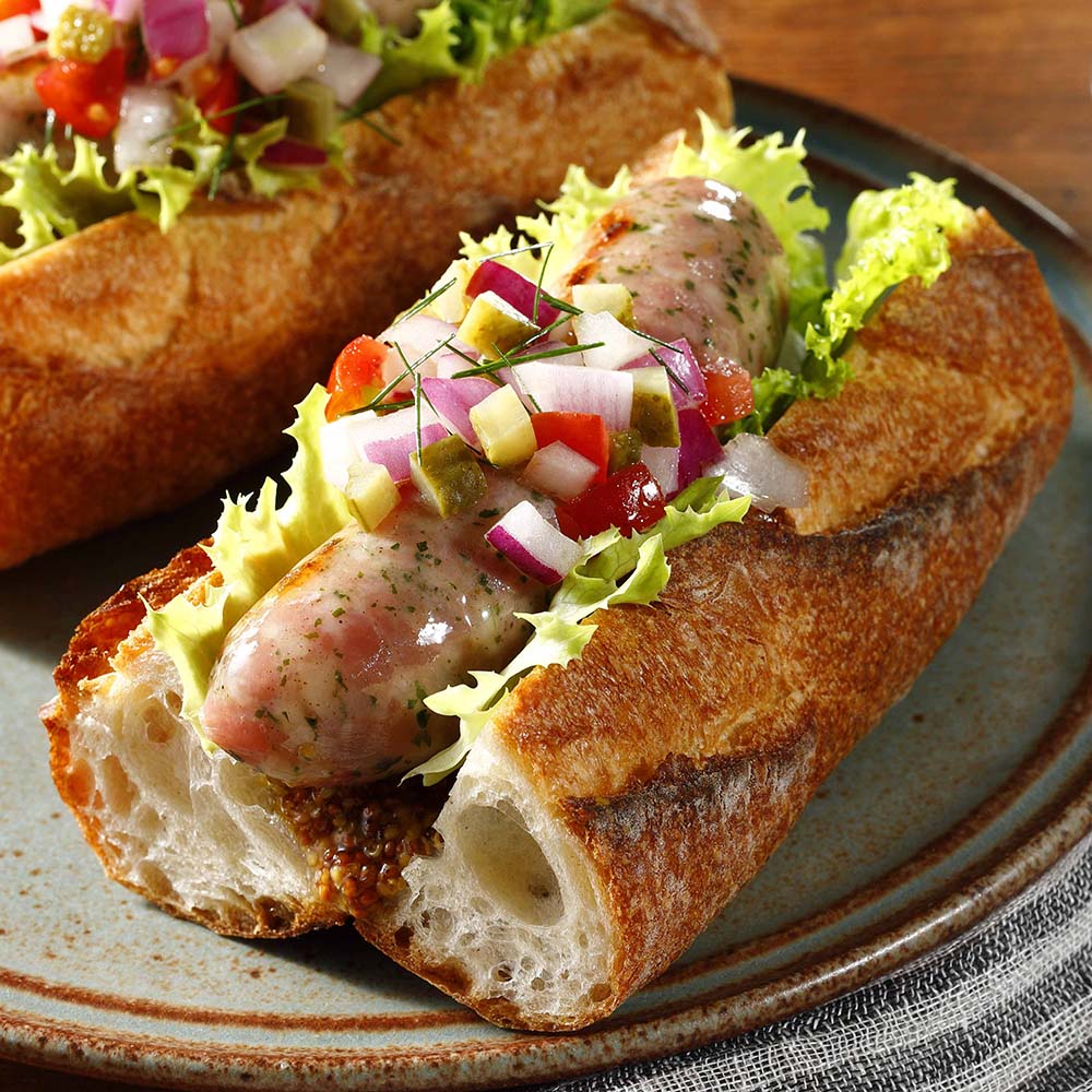 お惣菜 プロユース 粗挽きフランクフルトソーセージ　レモンパセリ　60g×25本 N99993