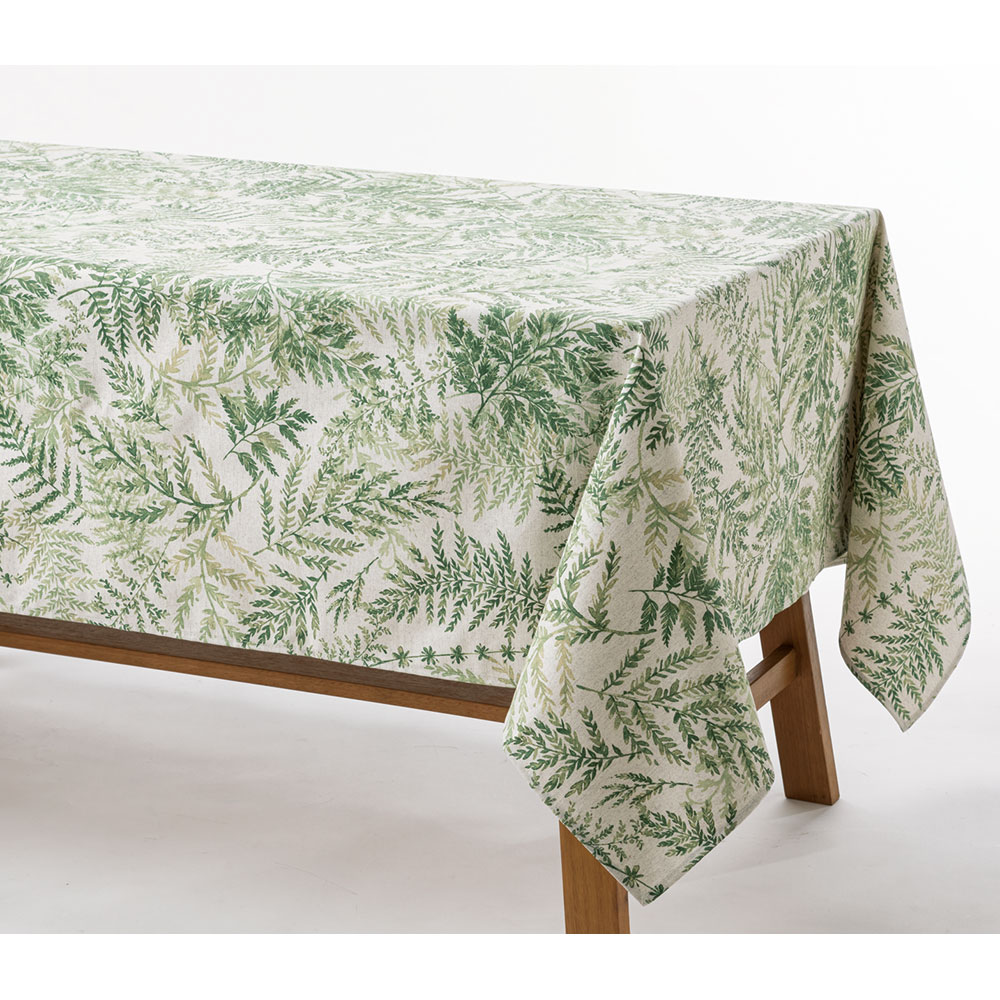 【クーポン配布 11月27日1：59迄】 ≪150×150cm≫ スペイン製テーブルクロス リーフ柄 ガーデニンググッ..